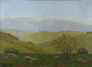 Lote 99: BUTLER, Fray Guillermo 'PAISAJE SERRANO' 