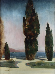 Lote 97: POHLE, Hermann Emil 'PAISAJE CON LAGO'