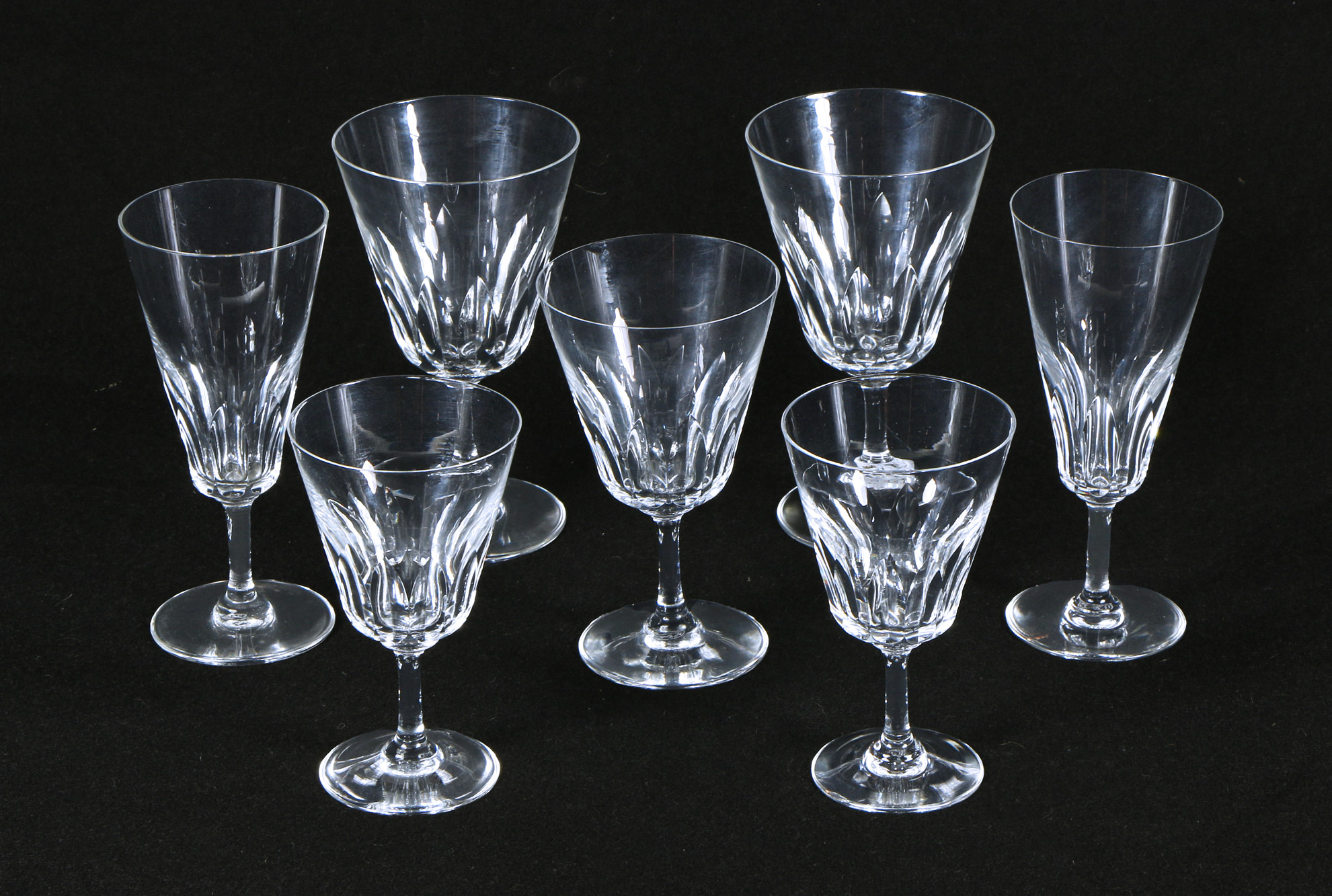  JUEGO DE COPAS DE CRISTAL FRANCES DE BACCARAT SELLADO.