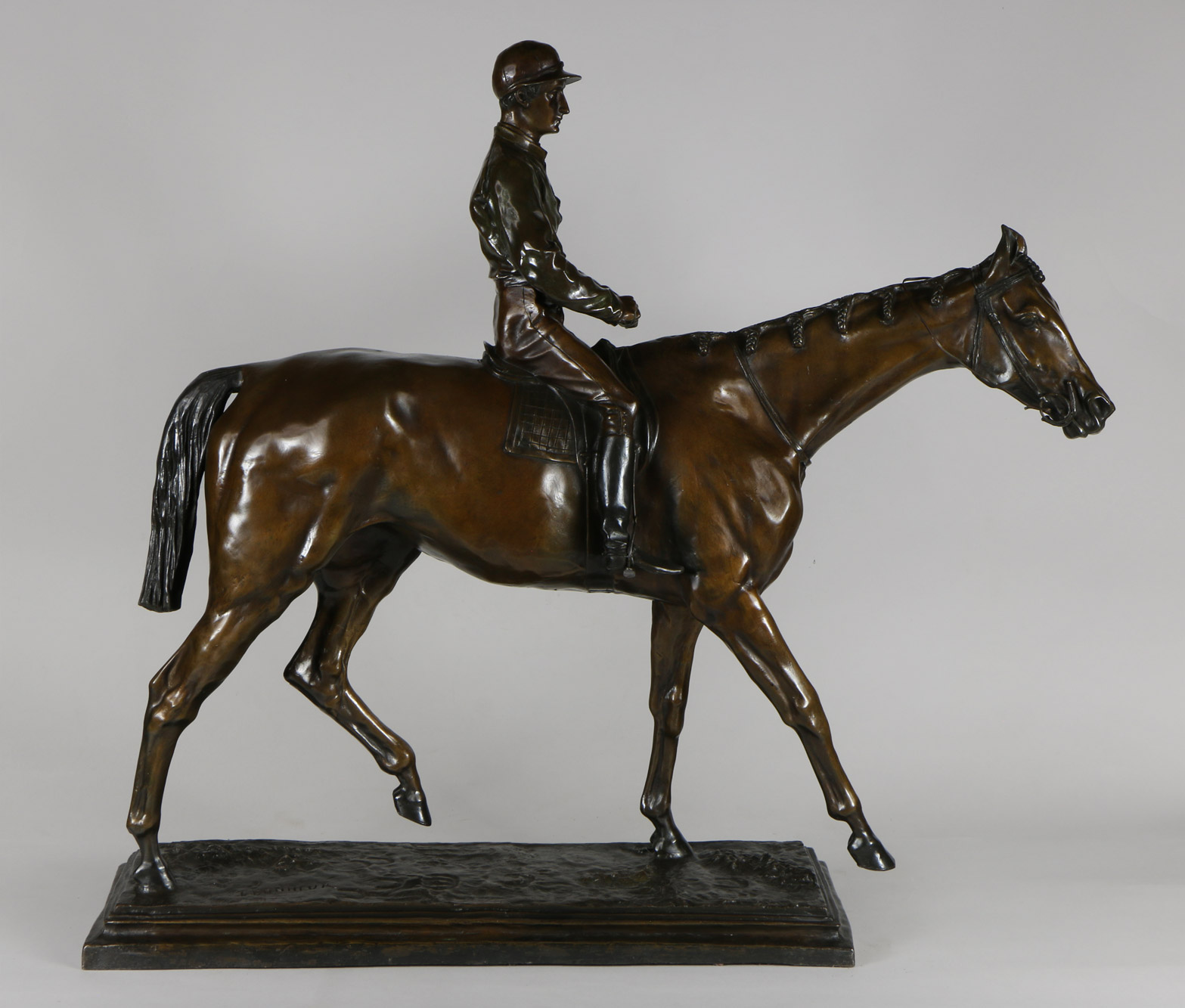 BONHEUR, Isidore Jules 'RACE HORSE AND JOCKEY'