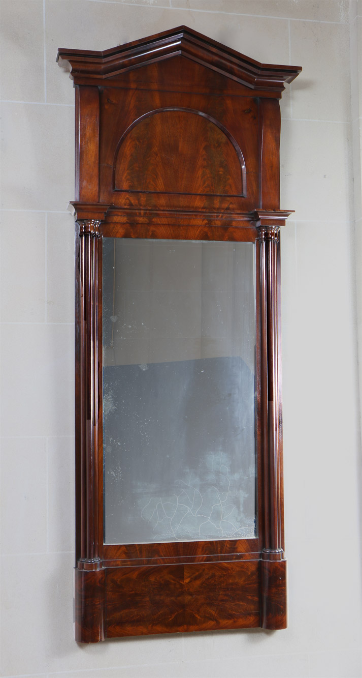 ANTIGUO ESPEJO PROBADOR INGLES SIGLO XIX. ANTIGUO ESPEJO PROBADOR INGLES SIGLO XIX.