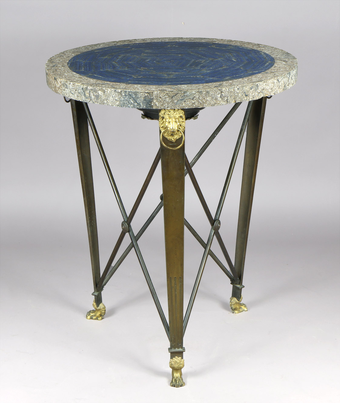 MESA GUERIDON FRANCESA DE ESTILO IMPERIO. MESA GUERIDON FRANCESA DE ESTILO IMPERIO.