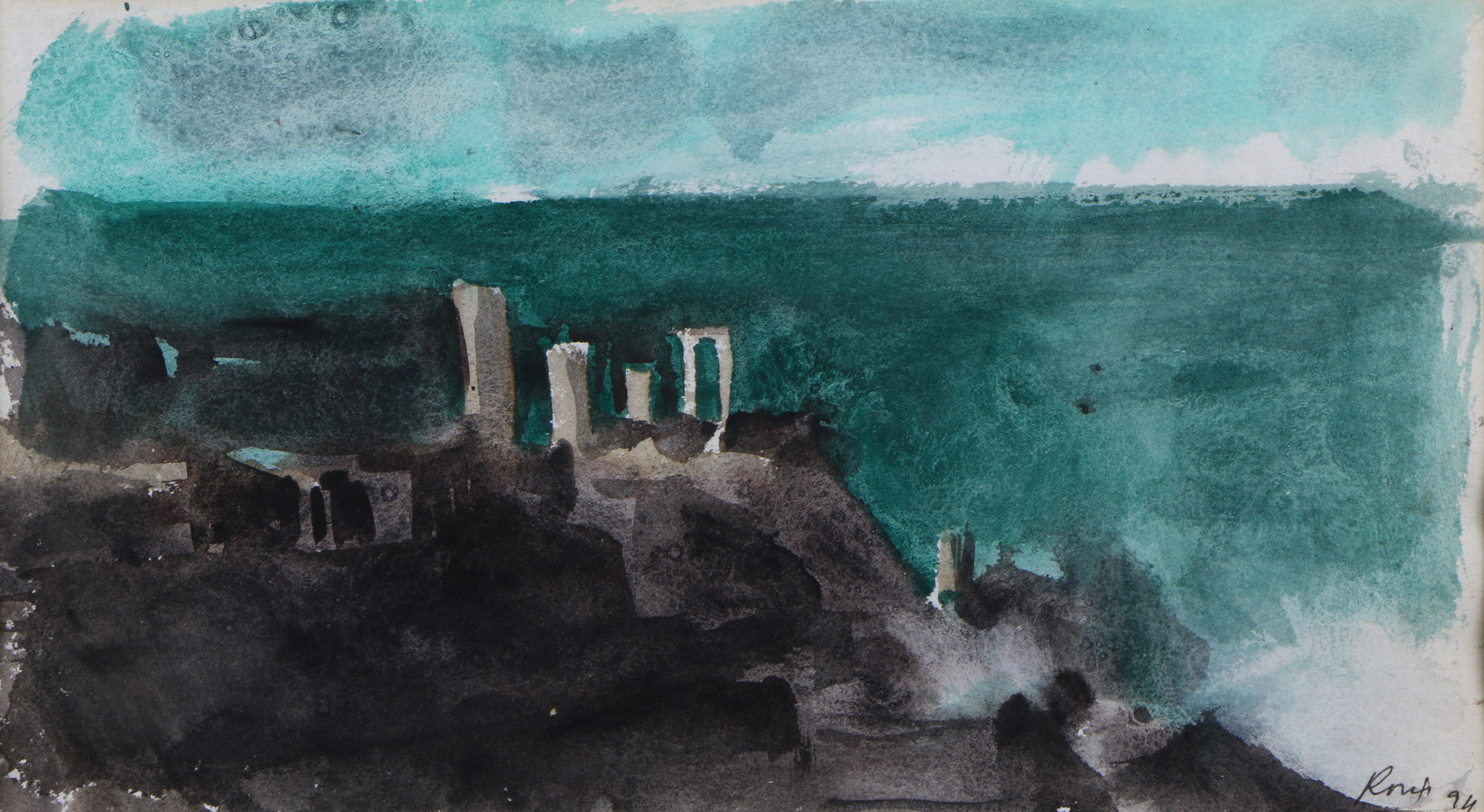 ROUX, Guillermo 'PAISAJE COSTERO' ROUX, Guillermo 'PAISAJE COSTERO'