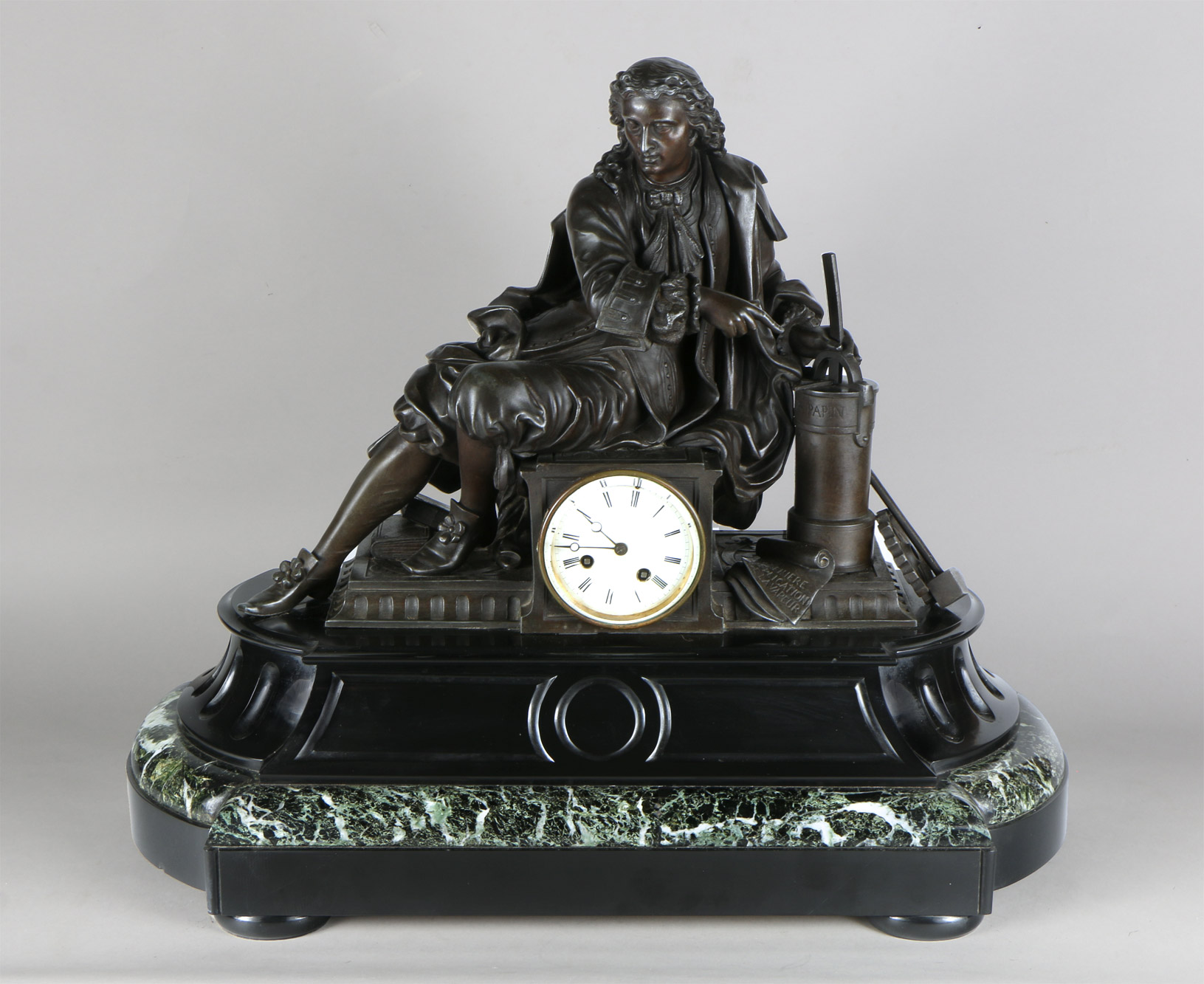 GRAN RELOJ FRANCES DE APOYO SIGLO XIX. GRAN RELOJ FRANCES DE APOYO SIGLO XIX.