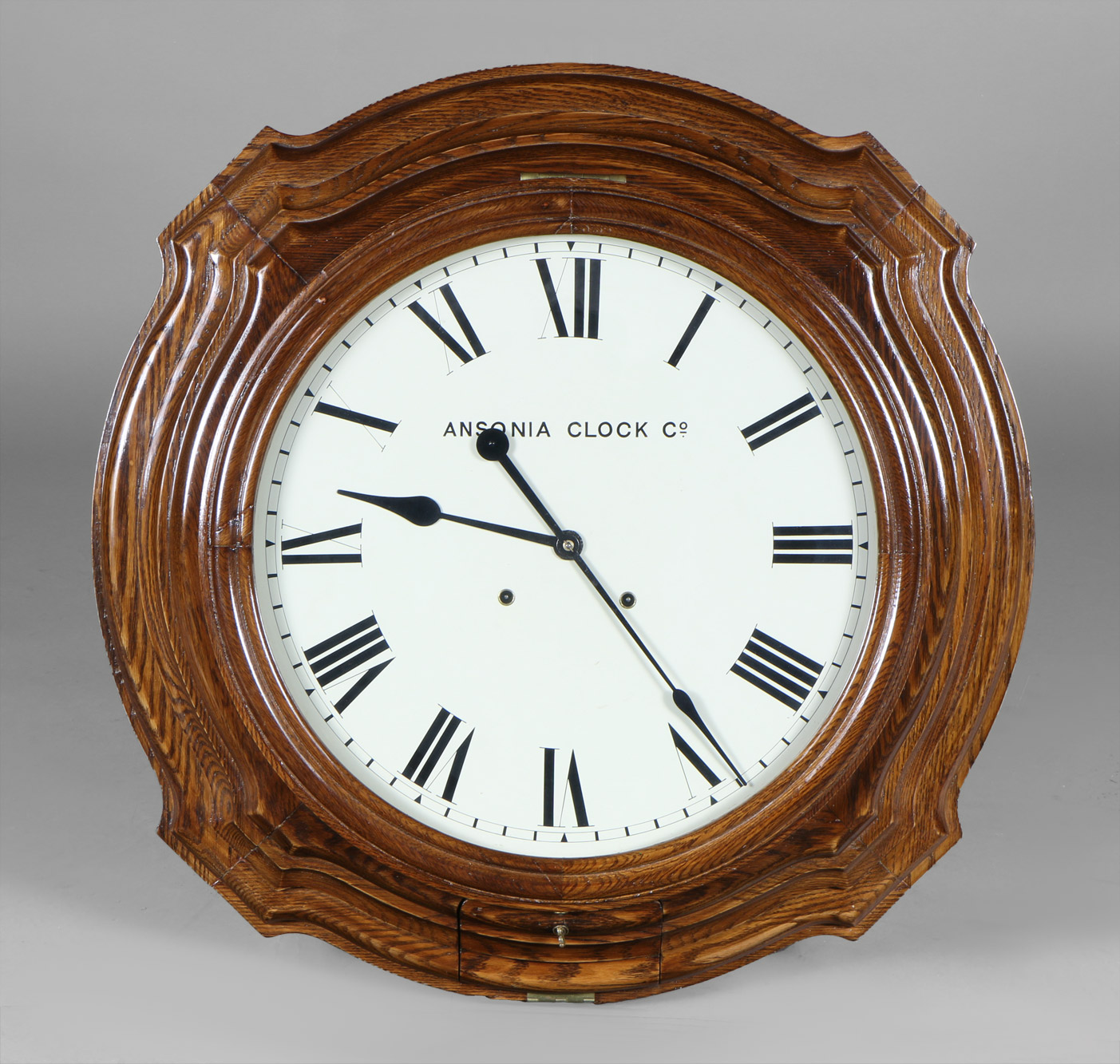  GRAN RELOJ DE APPLIQUE ANSONIA CON SONERIA. 