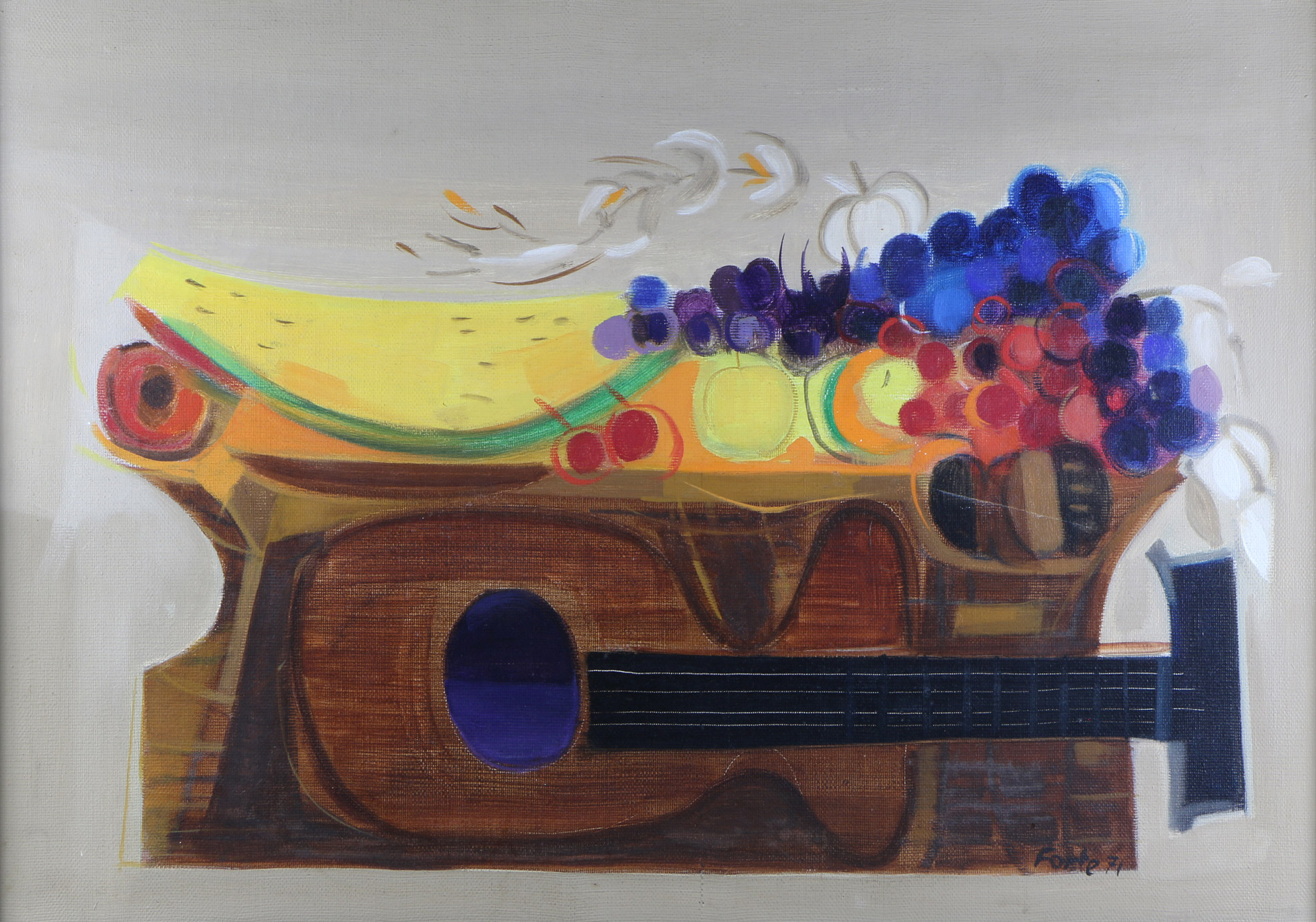 FORTE, Vicente 'COMPOSICION CON FRUTAS Y MANDOLINA' 