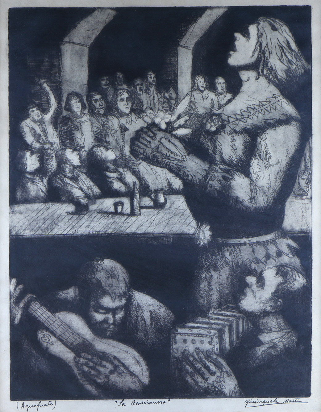 QUINQUELA MARTIN, Benito 'LA CANCIONERA'