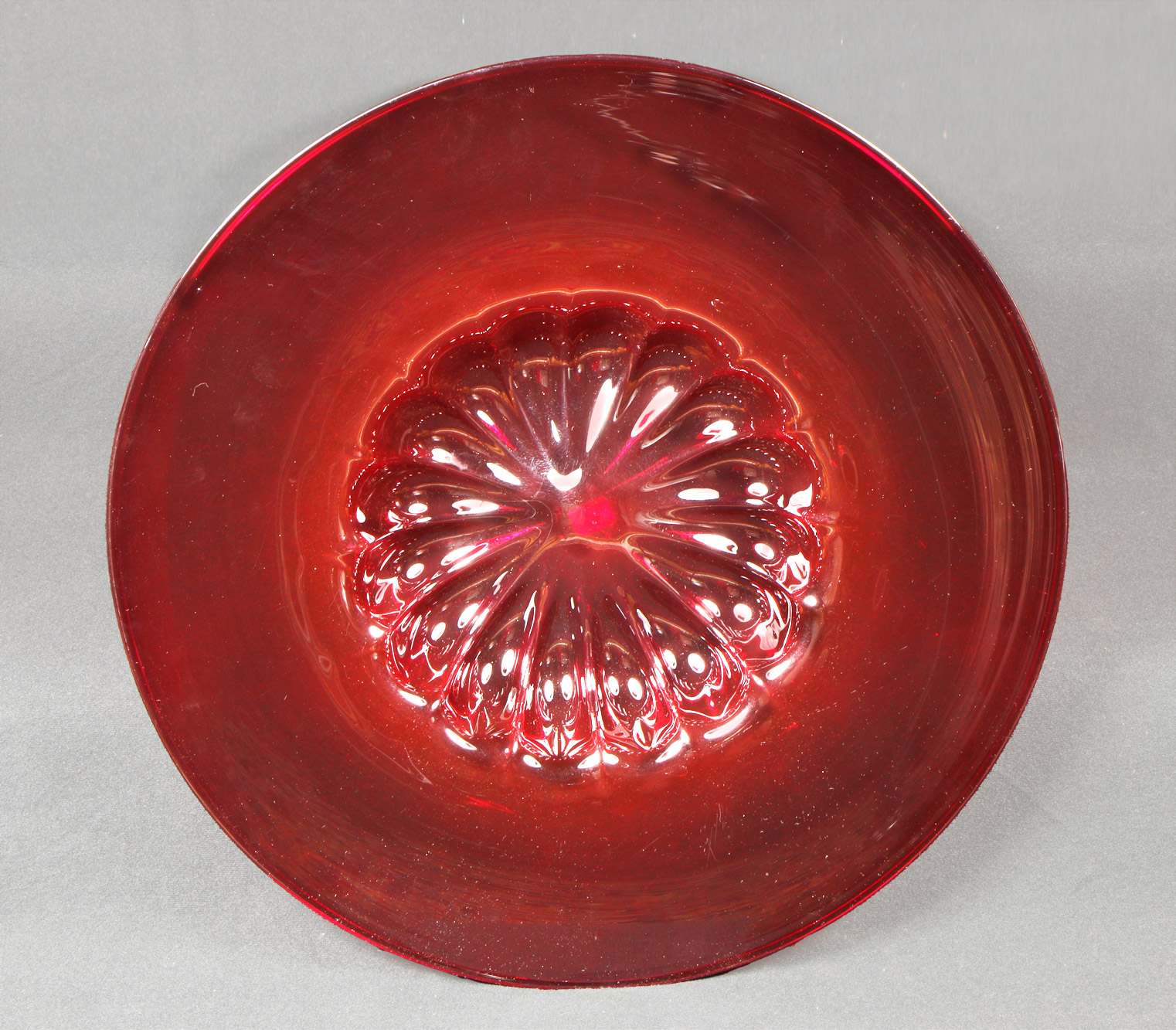 GRAN PLATO CIRCULAR ITALIANO DE VIDRIO ARTISTICO DE MURANO. GRAN PLATO CIRCULAR ITALIANO DE VIDRIO ARTISTICO DE MURANO.