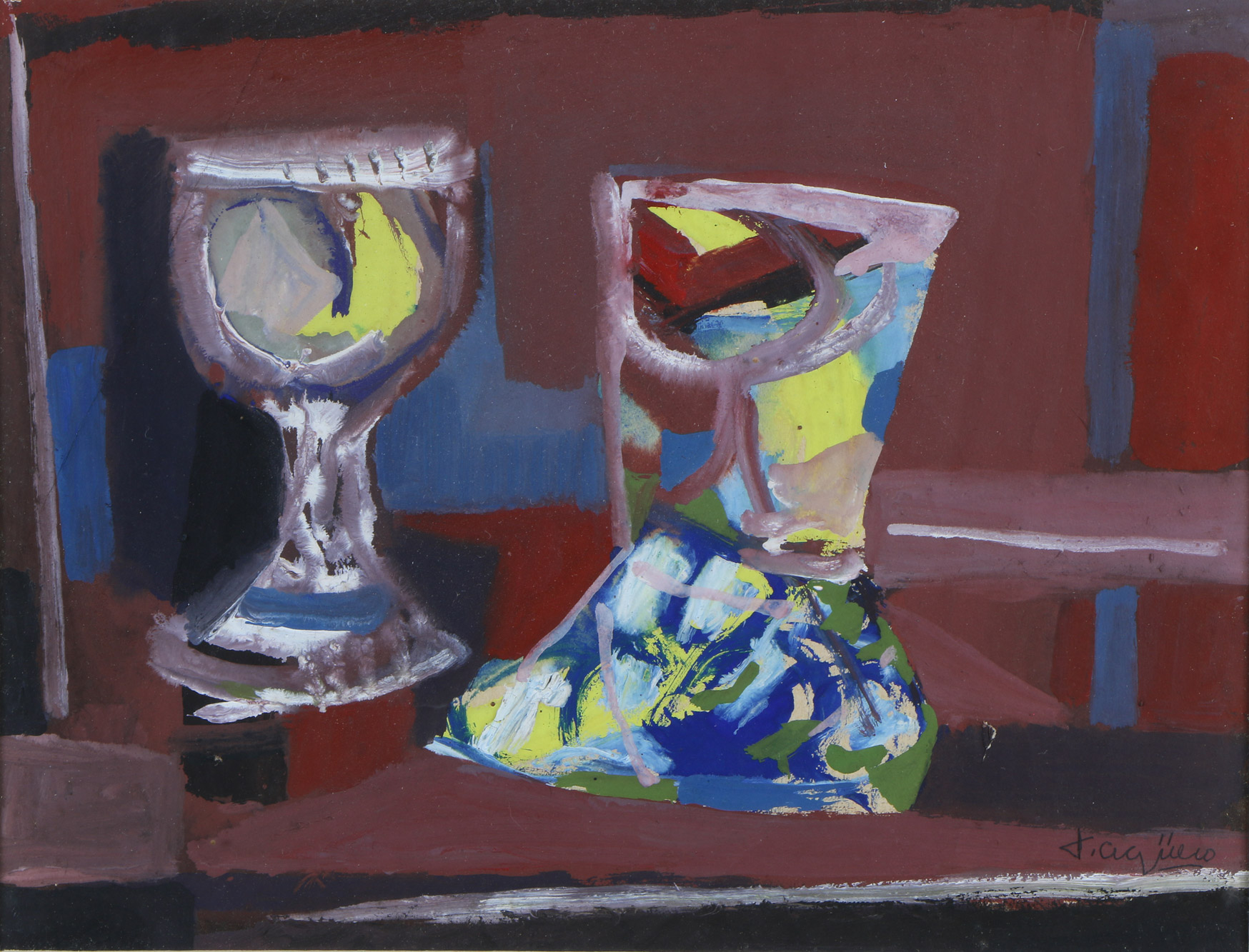 TORRES AGÜERO, Leopoldo 'COPA Y FLORERO' 