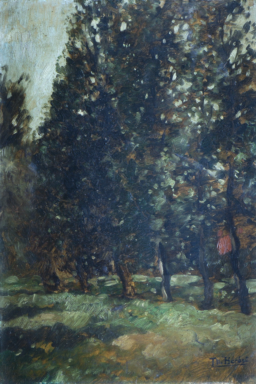 HERBST, Thomas Ludwig 'PAISAJE ARBOLADO' 