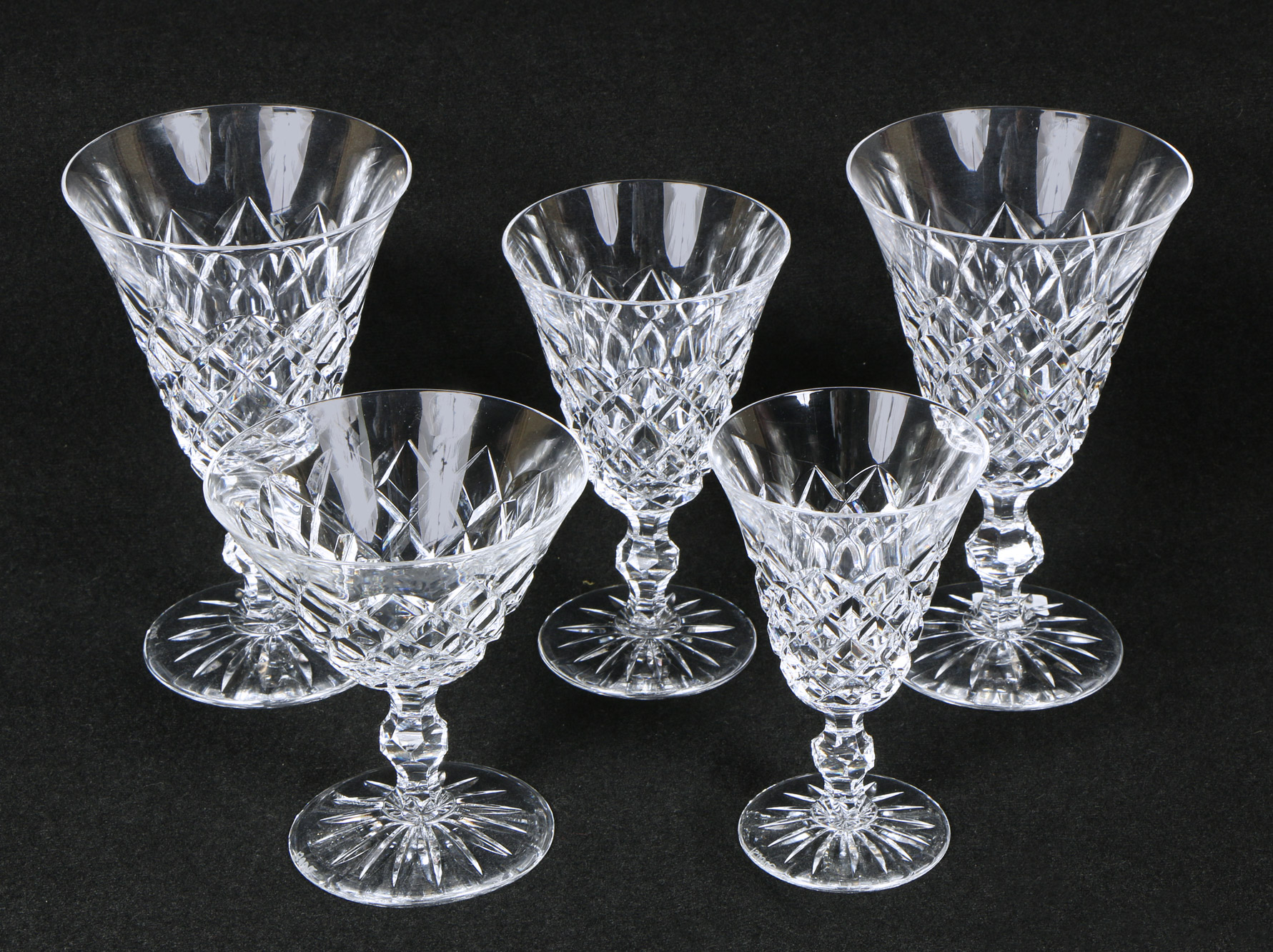  CONJUNTO DE COPAS DE CRISTAL BODA SELLADO. 