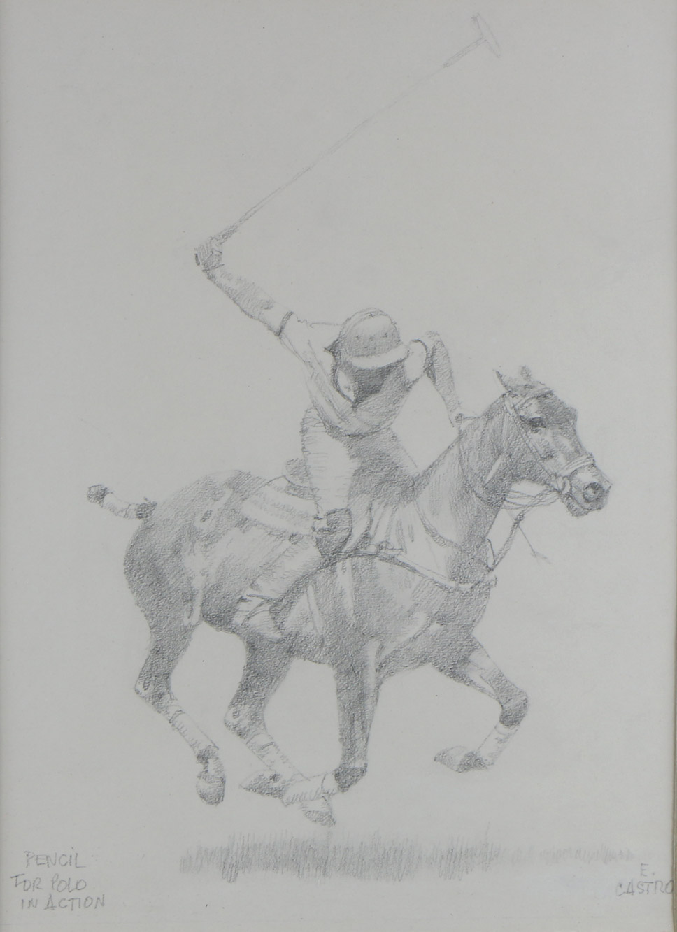 CASTRO, Enrique �PENCIL FOR POLO IN ACTION� 