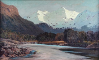 Lote 133: CHRISTMAS, Ernest Williams 'VALLE DE DART' 