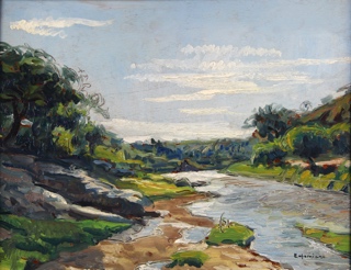 Lote 137: EUFEMIANO 'PAISAJE DE CORDOBA' 