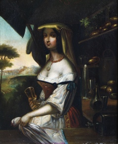 Lote 87: ANONIMO 'VENDEDORA NAPOLITANA' 