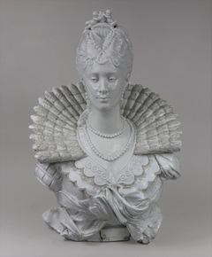 Lote 495: BUSTO DE PORCELANA NAPOLITANA CAPODIMONTE.  BUSTO DE PORCELANA NAPOLITANA CAPODIMONTE. 