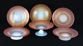 Lote 642: CONJUNTO DE VIDRIO ARTISTICO DE MURANO PARA MESA. CONJUNTO DE VIDRIO ARTISTICO DE MURANO PARA MESA.