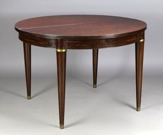 Lote 267: MESA INGLESA DE FORMA CIRCULAR PARA COMEDOR. MESA INGLESA DE FORMA CIRCULAR PARA COMEDOR.