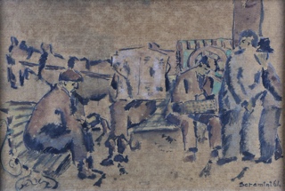 Lote 151: SCREMINI, Clara 'EN EL PARQUE' 