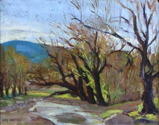 Lote 76: AQUINO, Luis Isabelino de 'PAISAJE SERRANO' 