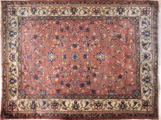 Lote 391: GRAN ALFOMBRA DE LANA TEJIDA A MANO.  GRAN ALFOMBRA DE LANA TEJIDA A MANO. 