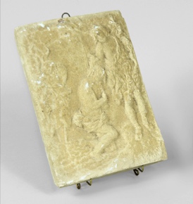 Lote 730: BARNES, Eduardo 'CRISTO Y SAN JUAN BAUTISTA'