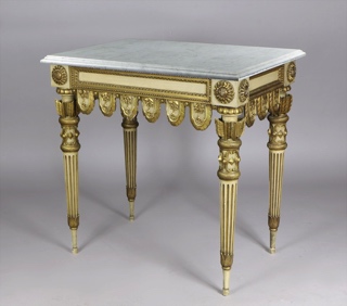 Lote 321: MESA RECTANGULAR ITALIANA PARA CENTRO.  MESA RECTANGULAR ITALIANA PARA CENTRO. 