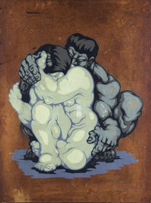 Lote 141: CARPANI, Ricardo 'LOS AMANTES' 