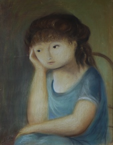 Lote 41: SOLDI, Raúl   'NIÑA PENSATIVA'