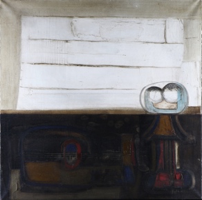 Lote 51: FORTE, Vicente 'COMPOSICION CON MANDOLINA' 