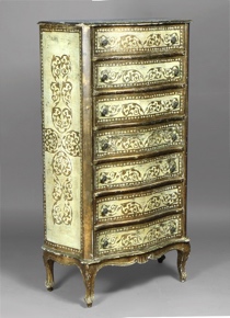 Lote 246: ANTIGUO MUEBLE VENECIANO DE ARRIMO.  ANTIGUO MUEBLE VENECIANO DE ARRIMO. 