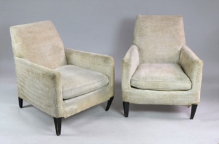 Lote 197: PAR DE SILLONES B&B ITALIANOS DE DISEÑO.  PAR DE SILLONES B&B ITALIANOS DE DISEÑO. 