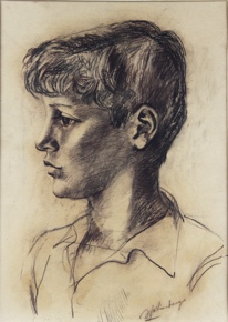 Lote 44: SPILIMBERGO, Lino Enea 'PERFIL DE JOVEN'