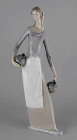 Lote 663: FIGURA DE PORCELANA ESPAÑOLA NAO DE LLADRO. FIGURA DE PORCELANA ESPAÑOLA NAO DE LLADRO.