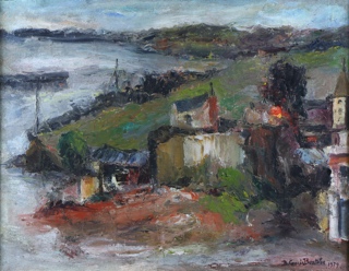 Lote 159: GRACIA BEATOBE, Benito 'PAISAJE NUBLADO' 