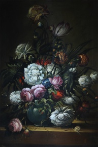 Lote 127: 'VASO CON FLORES'  'VASO CON FLORES' 