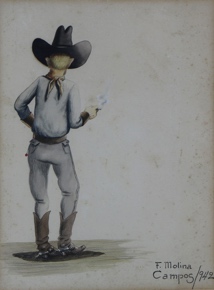 Lote 15: MOLINA CAMPOS, Florencio 'MI COMPAÑERO DEL NORTE'