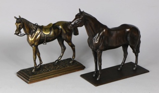 Lotes 434 y 433: 
																		'CABALLO ARABE' 
																		COLOMO BRAVO, Moisés: 'CABALLO'