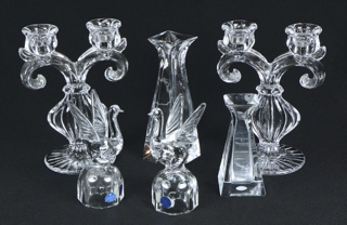 Lote 774: OCHO PIEZAS RUSAS DIFERENTES DE CRISTAL.  OCHO PIEZAS RUSAS DIFERENTES DE CRISTAL. 