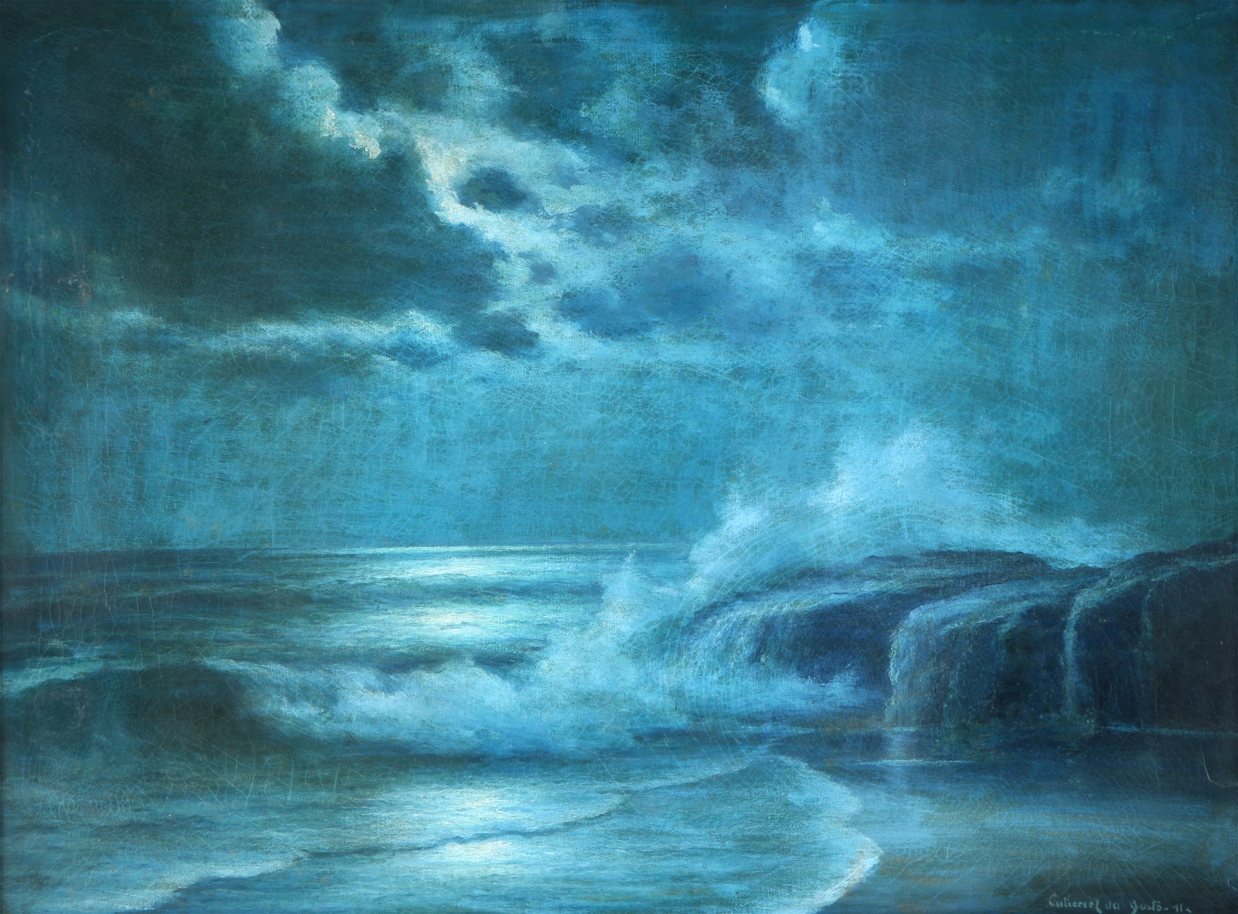 GUTIERREZ DEL BUSTO, José María. 'MARINA-NOCTURNO' GUTIERREZ DEL BUSTO, José María. 'MARINA-NOCTURNO'