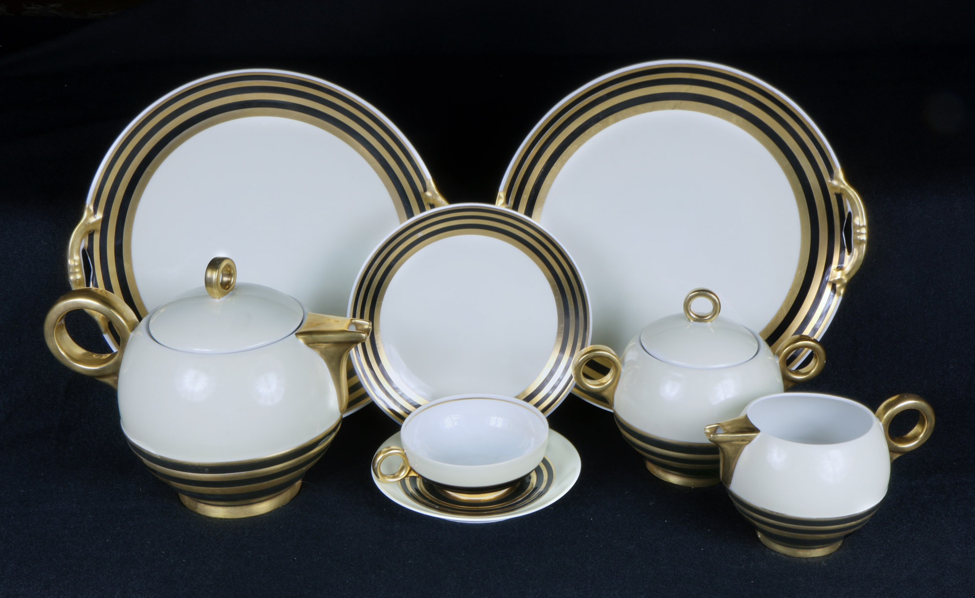  JUEGO DE PORCELANA FRANCESA LIMOGES PARA TE. 