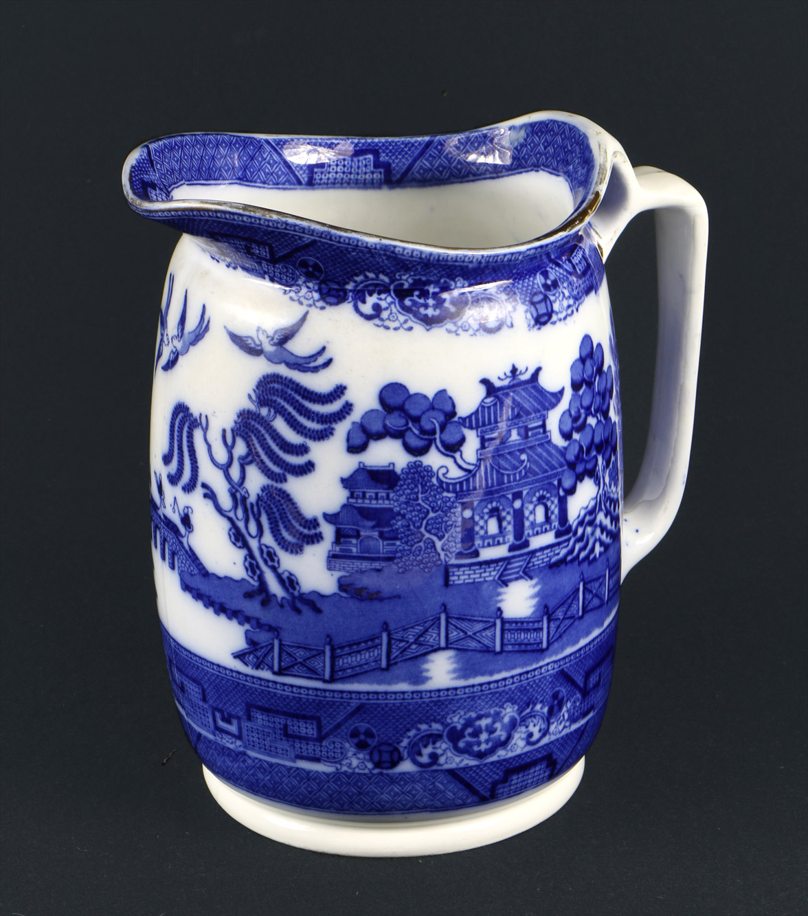  JARRA DE LOZA INGLESA ESMALTADA PARA AGUA. 