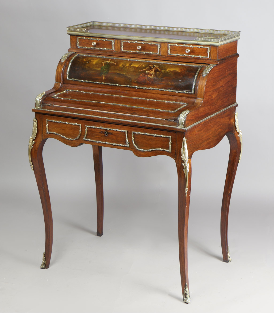  ANTIGUO ESCRITORIO FRANCES ESTILO LUIS XV PARA DAMA. 