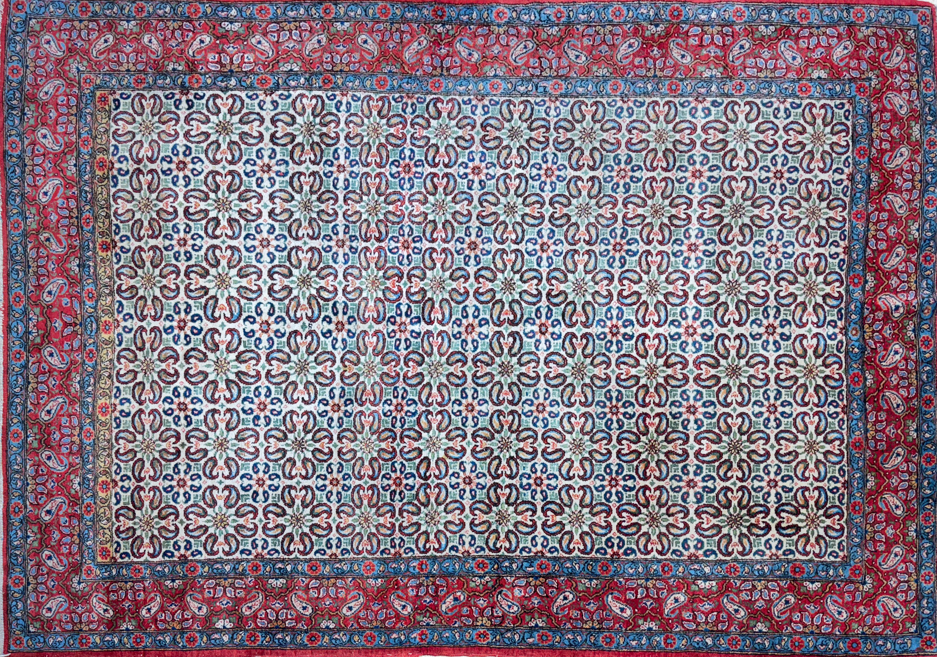 ALFOMBRA PERSA QUM DE LANA TEJIDA A MANO. ALFOMBRA PERSA QUM DE LANA TEJIDA A MANO.