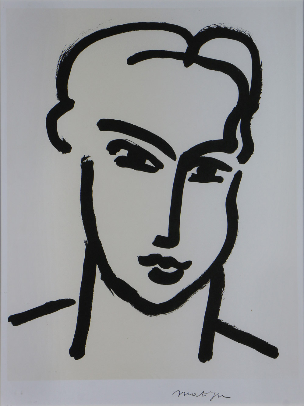 MATISSE, Henry 'GRAND TÊTE DE KATIA' 