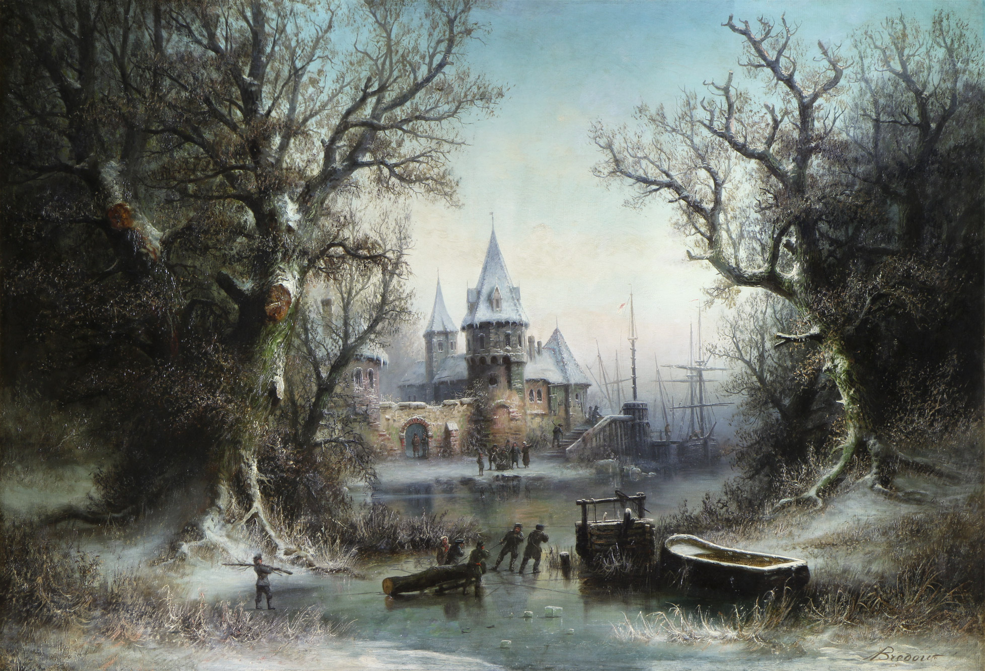 BREDOW, Albert 'ESCENA INVERNAL' 