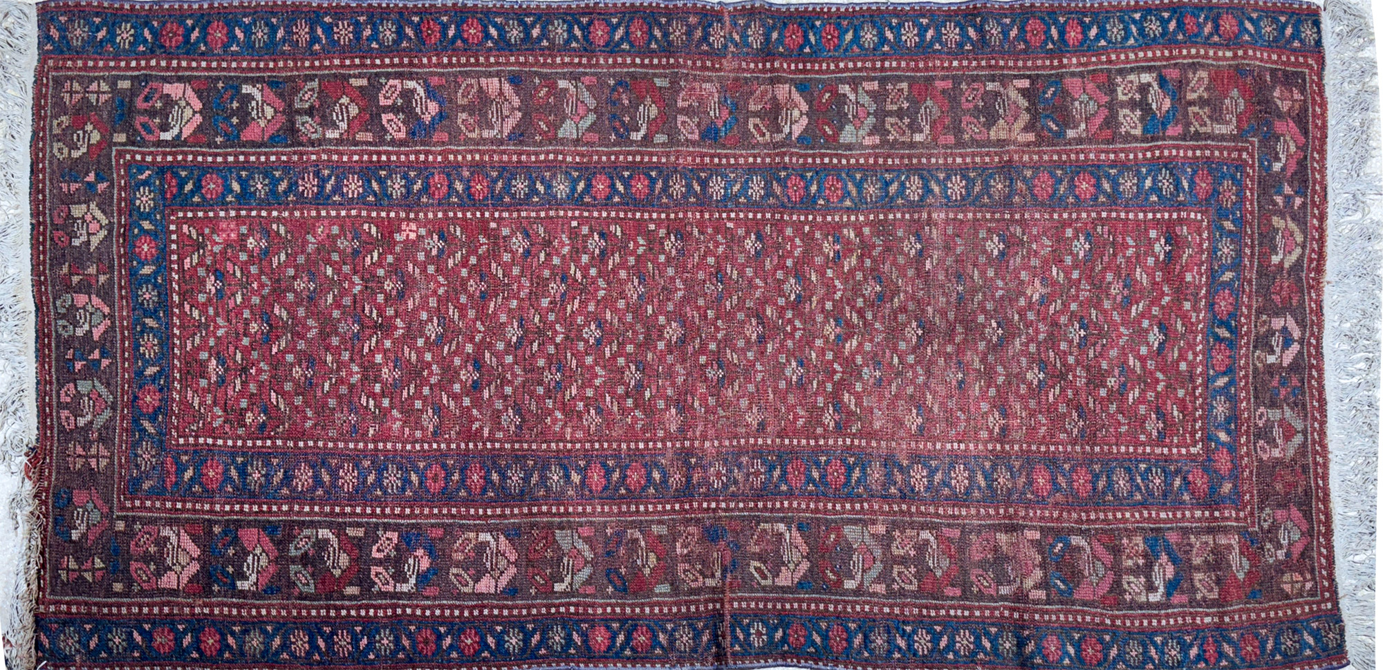 ALFOMBRA PERSA CAMINO DE LANA TEJIDA A MANO. ALFOMBRA PERSA CAMINO DE LANA TEJIDA A MANO.