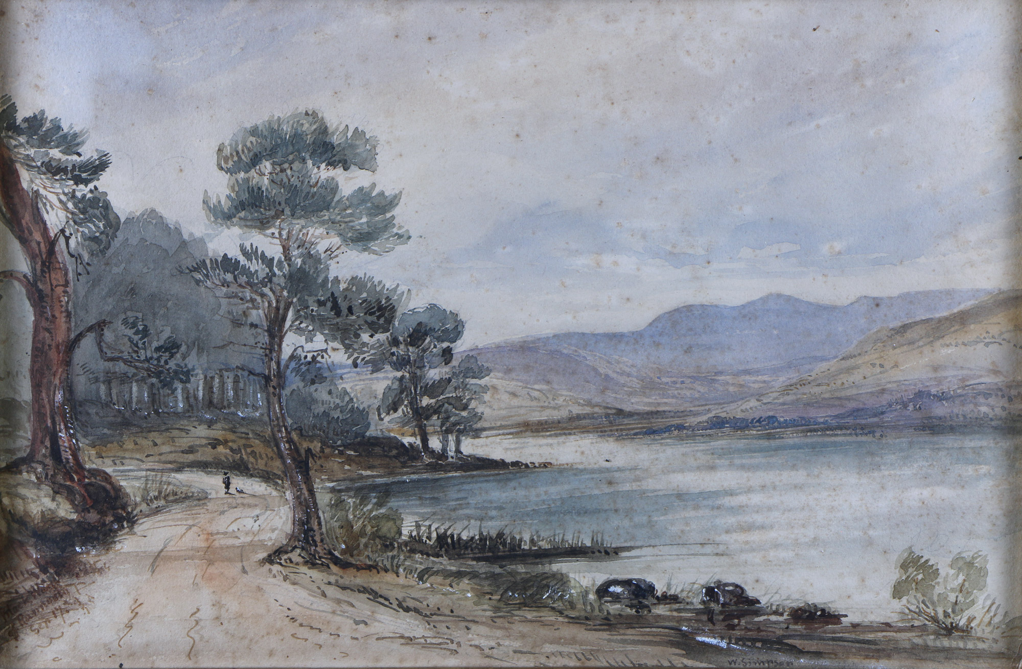 SIMPSON, William 'PAISAJE LACUSTRE' SIMPSON, William 'PAISAJE LACUSTRE'