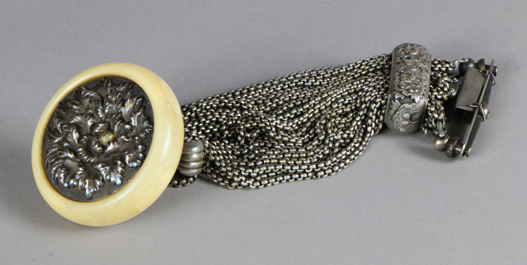  ANTIGUO BROCHE JAPONES DEL SIGLO XIX. 