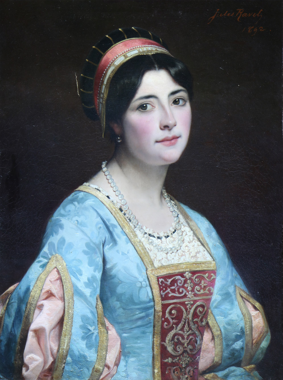 RAVEL, Jules Hippolyte 'RETRATO DE JOVEN MUJER' 